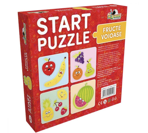 noriel nor2518 Пазлы start puzzle 4в1 “Сочные фрукты”