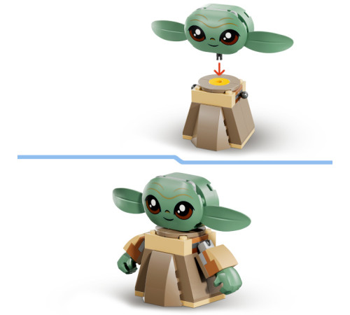 lego star wars 75443 constructor "fermă lui grogu" (643 el.)