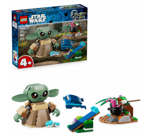 lego star wars 75443 constructor "fermă lui grogu" (643 el.)
