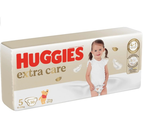 huggies extra care 5 (11-25 кг.) 50 шт.