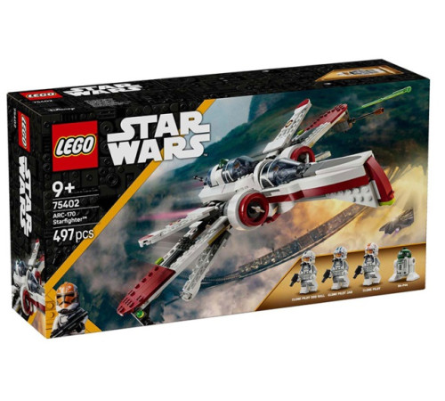  lego star wars 75402 constructor "arc-170 starfighter" (497 el.)