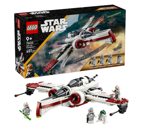 lego star wars 75402 Конструктор "Звездный Истребитель arc-170" (497 дет.)