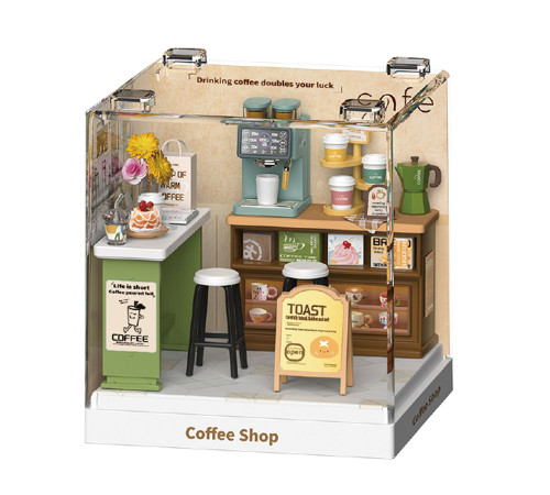 Jucării pentru Copii - Magazin Online de Jucării ieftine in Chisinau Baby-Boom in Moldova 8034 set de constructie mini house &ndash; seria interior mini cafenea