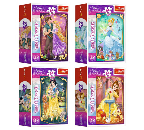  trefl 54191 Пазлы МиниМакси "Прекрасные принцессы" (20 эл.) в асс.