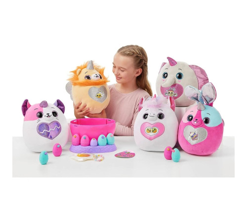 zuru 9258 jucărie moale cu accesorii "rainbocorns eggzania" (в асс.)