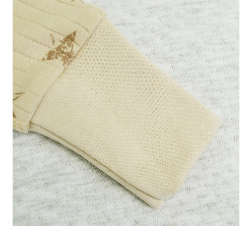 minikin 242130356-62 Набор из 3 ед. растущий "simple" (р.56-62) бежевый звёзды