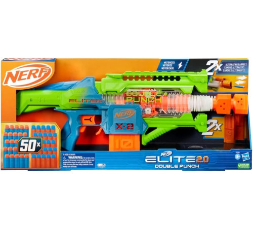 nerf f6363 Бластер "elite 2.0 blaster double punch"