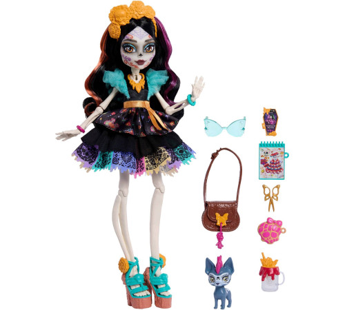 Детский&nbsp;магазин в Кишиневе в Молдове monster high jhk34 Кукла "Скелита Калаверас"