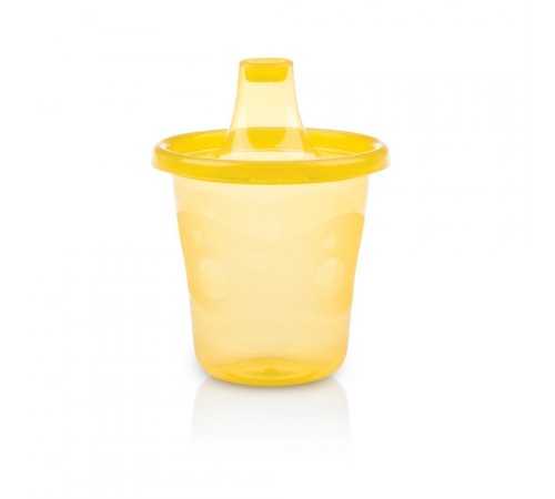 nuby id91121 set de cupe cu buză (9 m +) 6x210 ml.