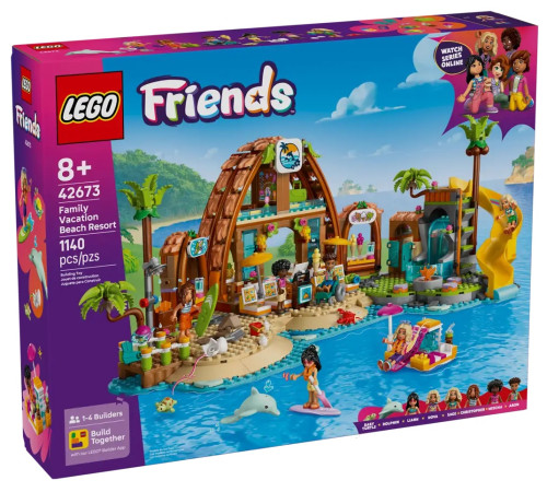 Jucării pentru Copii - Magazin Online de Jucării ieftine in Chisinau Baby-Boom in Moldova lego friends 42673 constructor "stațiune de pe litoral pentru vacanță cu familia" (1140 el.)