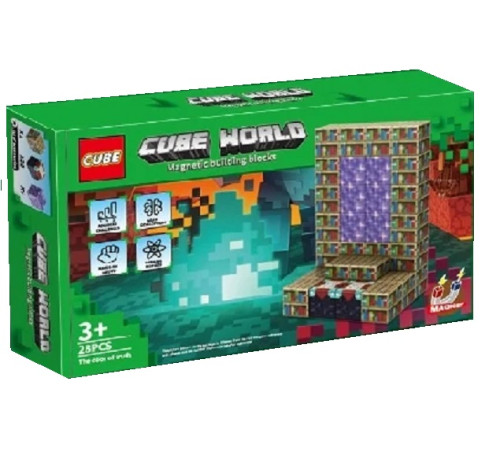 Jucării pentru Copii - Magazin Online de Jucării ieftine in Chisinau Baby-Boom in Moldova 18703 constructor magnetic "minecraft" (28 el.)