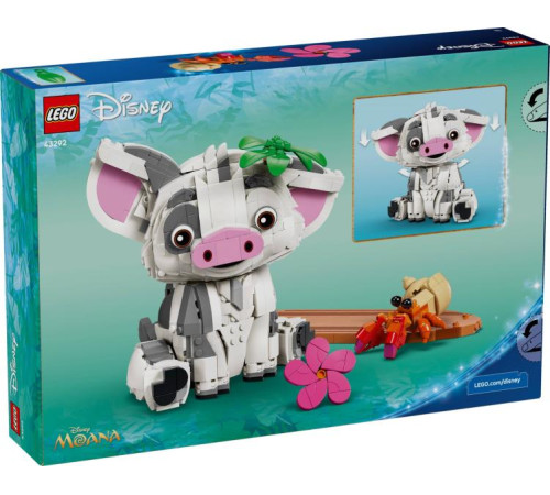 lego disney 43292 Конструктор "Подвижная фигурка поросенка Пуа"(885 дет.)
