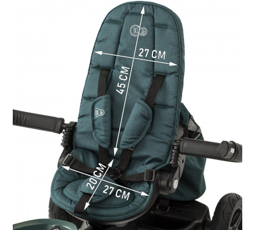 kinderkraft triciclu easytwist verde