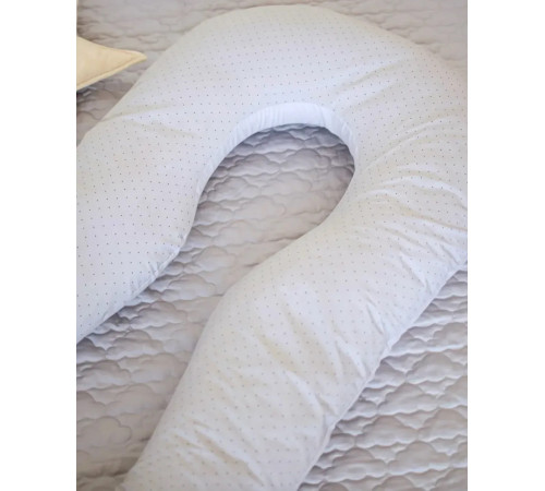 veres 301.15.03 pernă pentru gravide &icirc;n formă de u (140х75 cm.) gri\buline