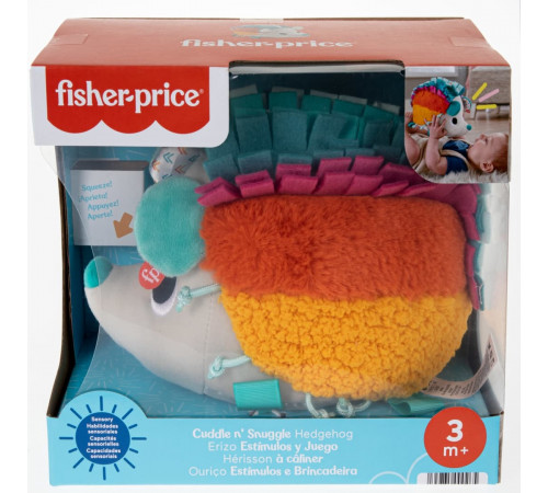 fisher-price hbp42 Мягкая игрушка "Разноцветный ежик"