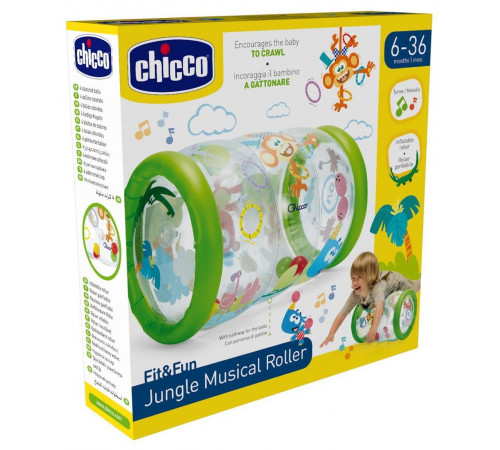  chicco 110880 Музыкальный ролик 2 в 1 "Джунгли"