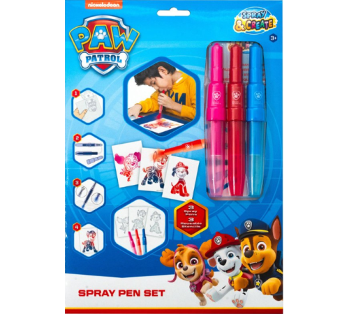 canenco pw23363 set marker spray paw patrol în plic a4