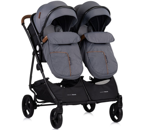 chipolino carucior pentru gemeni duo smart kbds02502cl cloud
