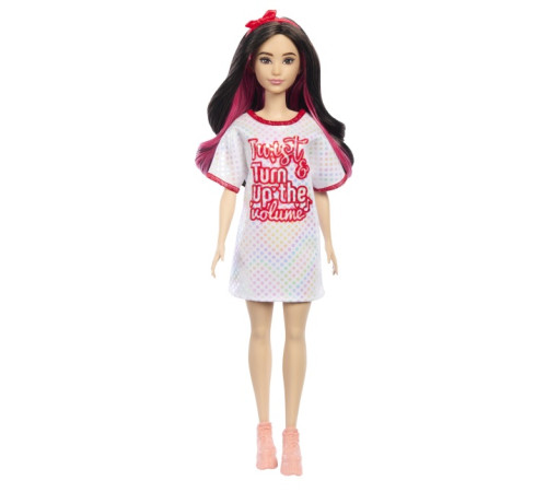 barbie hrh12 păpușă "fashionista" într-o rochie tricou