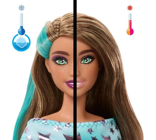 barbie jfg72 set cu papusa "petrecerea surpriza in tonuri turcoaz"