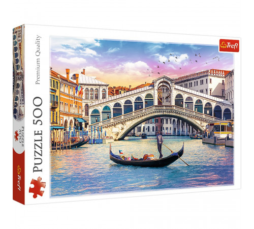  trefl 37398 puzzle  "podul rialto, veneția" (500 el.)