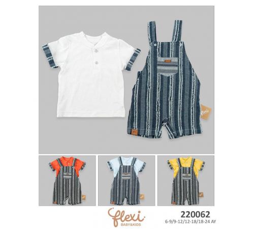  flexi 220062 costum 2 unități (6/9/12/18/24 luni) în sort.