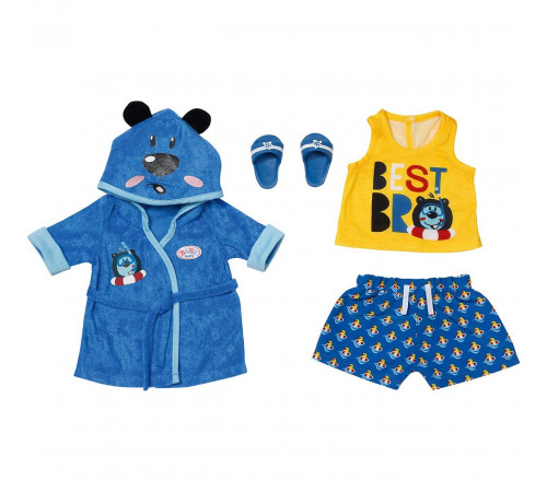 Детский магазин в Кишиневе в Молдове zapf creation 832011 Набор одежды для куклы "baby born bath deluxe boy outfit" (43 см.)
