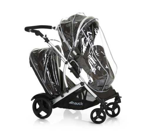 hauck Коляска для двух детей duett 2 black