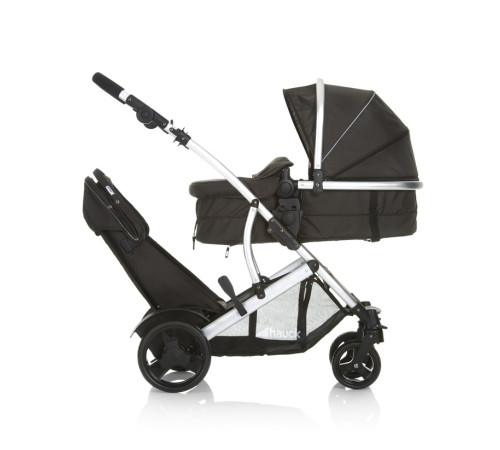 hauck Коляска для двух детей duett 2 black