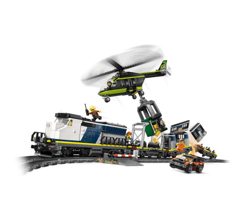 lego city 60508 constructor "jaf &icirc;n trenul poliției" (1313 el.)