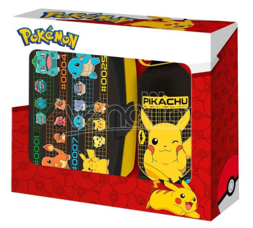 kids licensing pk00035 lunch box+sticla pentru apa aluminiu "pokemon"