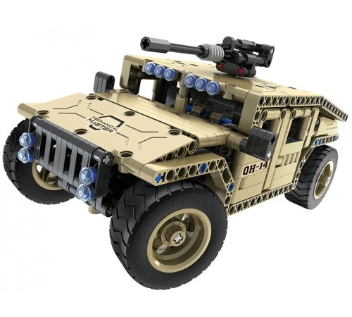  xtech bricks 8014 Конструктор на радиоуправлении 2-в-1 "Военный внедорожник" (502 дет.)