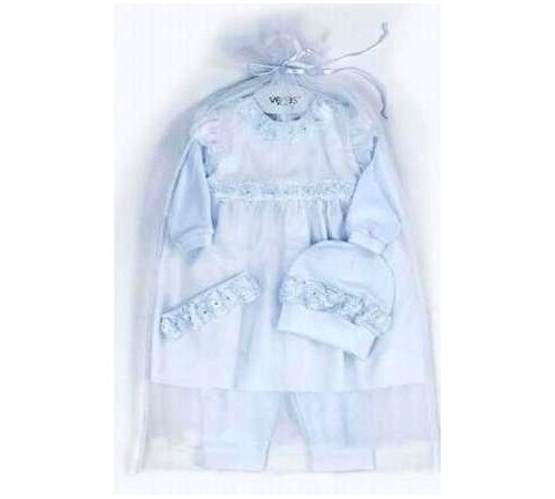 Детская одежда в Молдове veres 110-5.52.62 Комплект "roses" платье с аксессуарами (5 ед.)