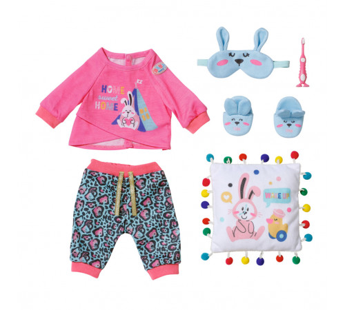 Детский магазин в Кишиневе в Молдове zapf creation 832714 Набор одежды для куклы "baby born bath deluxe good night" (43 см.)