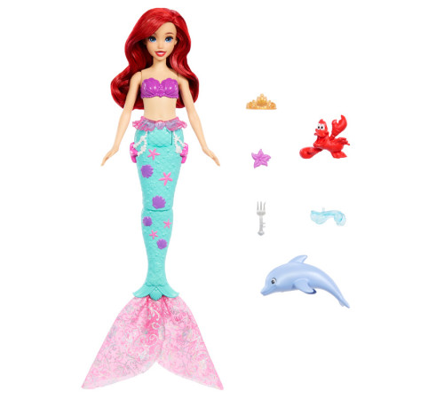 disney princess jfc39 Кукла русалочка "Ариэль" с аксессуарами