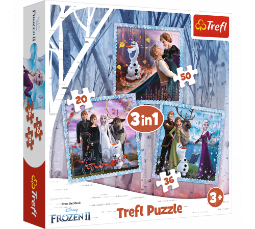  trefl 34853 puzzle  3 &icirc;n 1 "poveste" (20/50/36 el.)