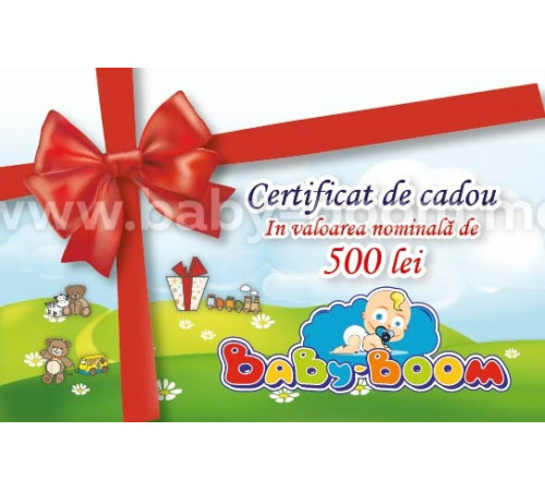 certificat cadou 500