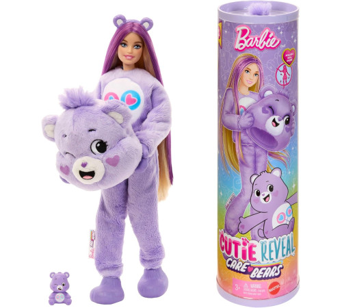 barbie jcn94 Кукла "cutie reveal" серия "care bears" - Мишка Забота