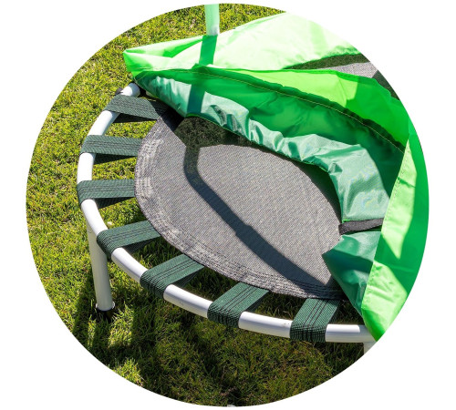 chipolino trampm024ju mini trambulină pentru copii (91 cm) verde