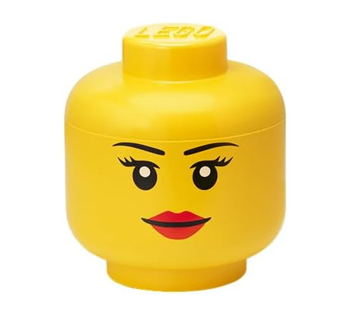  lego Контейнер для хранения mini head - girl (10,2х11,5 см)