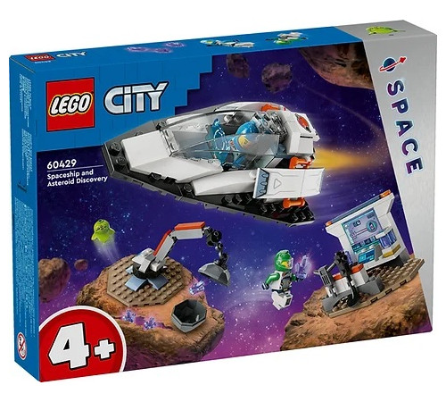  lego city 60429 Конструктор "Космический корабль и открытие астероида" (126 дет.)