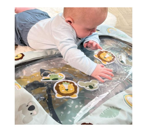 nuby id89072 covoraș de apă "animal adventure" (6 luni+)