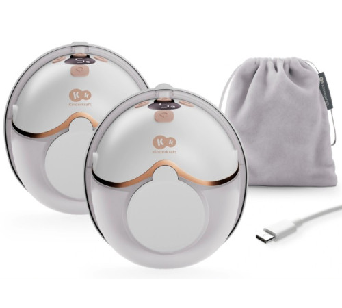  kinderkraft Двойной беспроводной молокоотсос hands-free mamaflow double gold