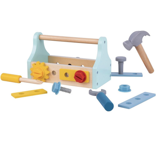 tooky toy tk273 set de instrumente din lemn