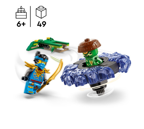 lego ninjago 71849 constructor  "Ния против Мутанта Монстра-Спиннера" (49 el.)