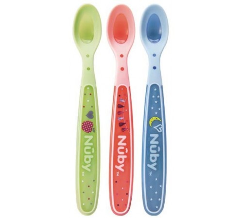 Аксессуары и средства для кормления в Молдове nuby nv0501001-lm Ложечки сенсорные (2 шт.) в асс.