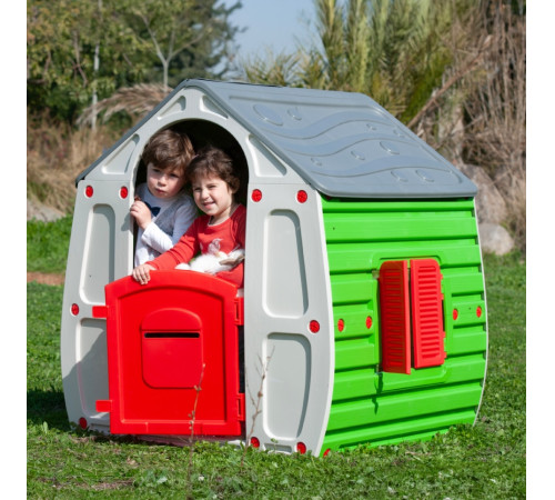 chipolino plhu002502gr căsuță de joacă pentru copii "magical house" verde