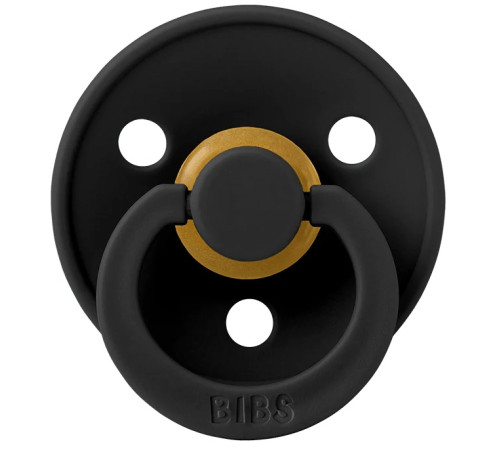 bibs suzeta rotunda din latex color l (18-36 luni) black