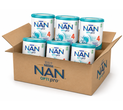  Сухая молочная смесь mega pack nan optipro 4 (6 х 800) 4800 гр.