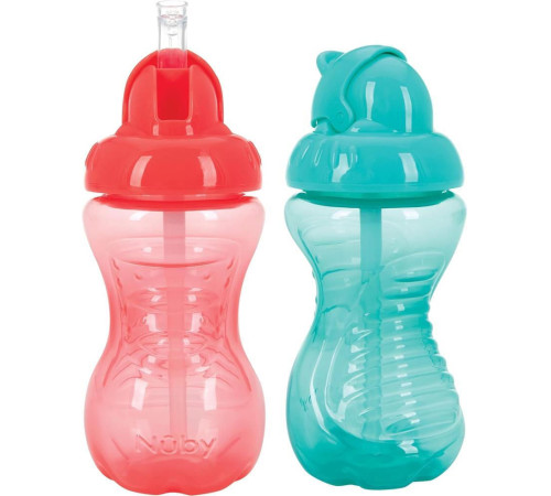 nuby nv04027 cana cu pai no-spill pp (4 luni +) 360 ml.